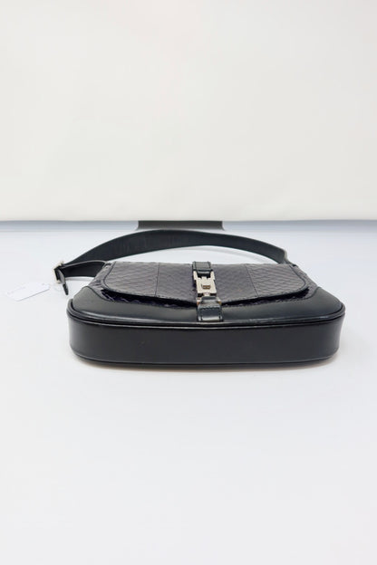 Gucci Black Snakeskin Mini Jackie