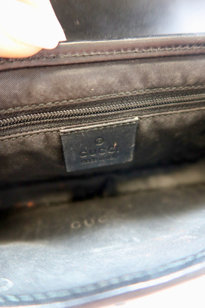 Gucci Black Snakeskin Mini Jackie