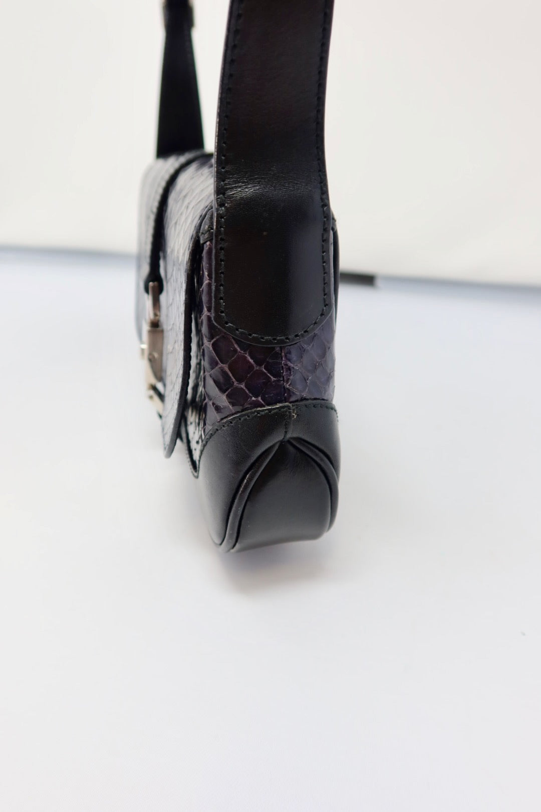 Gucci Black Snakeskin Mini Jackie