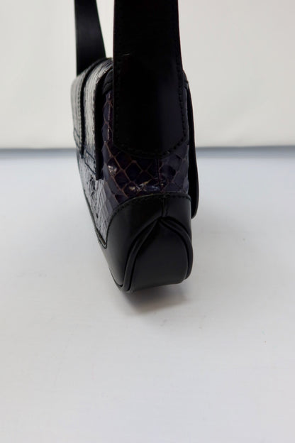 Gucci Black Snakeskin Mini Jackie