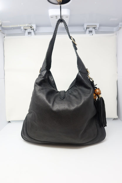 Gucci Jackie Bamboo Leather Shoulder Bag