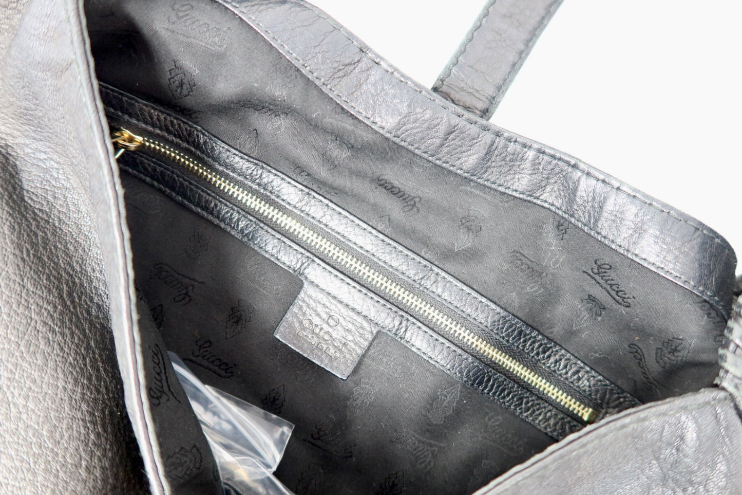 Gucci Jackie Bamboo Leather Shoulder Bag