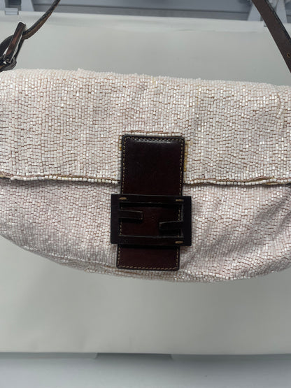 Fendi Beaded Baguette Pink