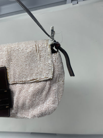 Fendi Beaded Baguette Pink