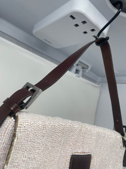 Fendi Beaded Baguette Pink