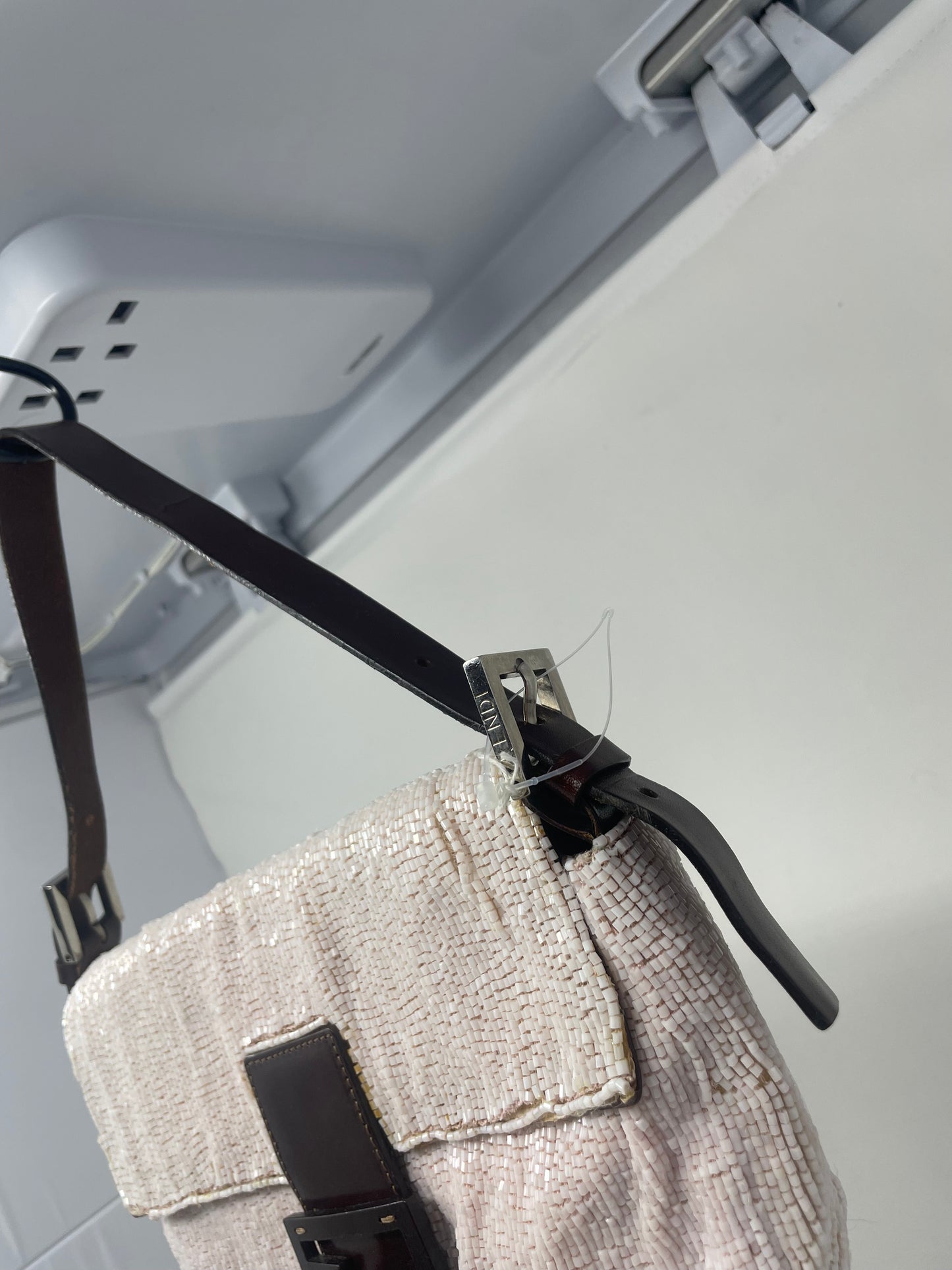 Fendi Beaded Baguette Pink