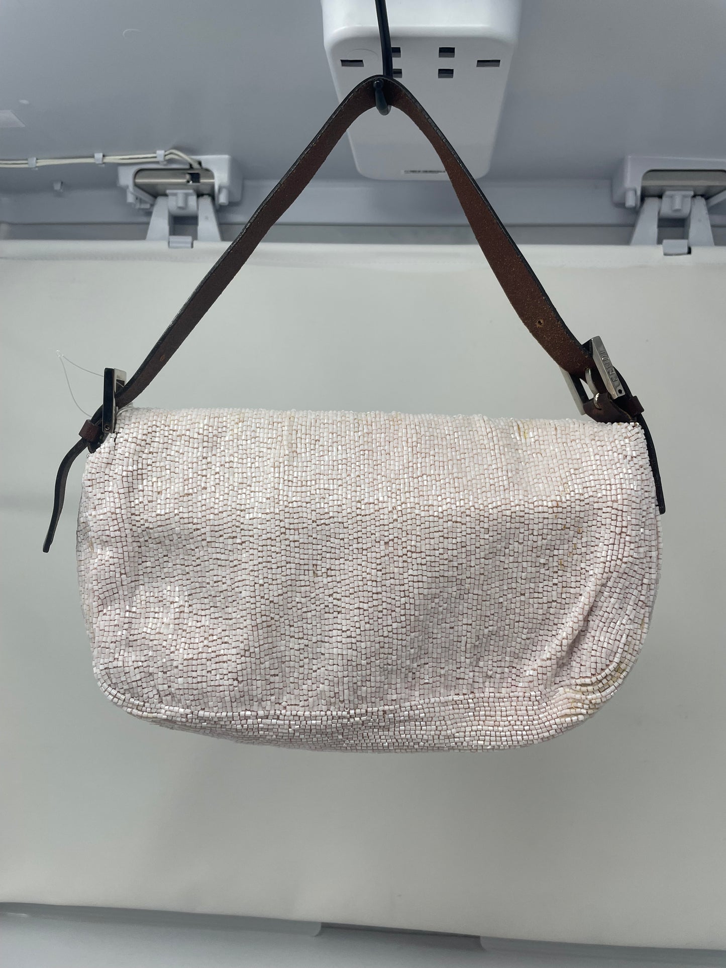 Fendi Beaded Baguette Pink