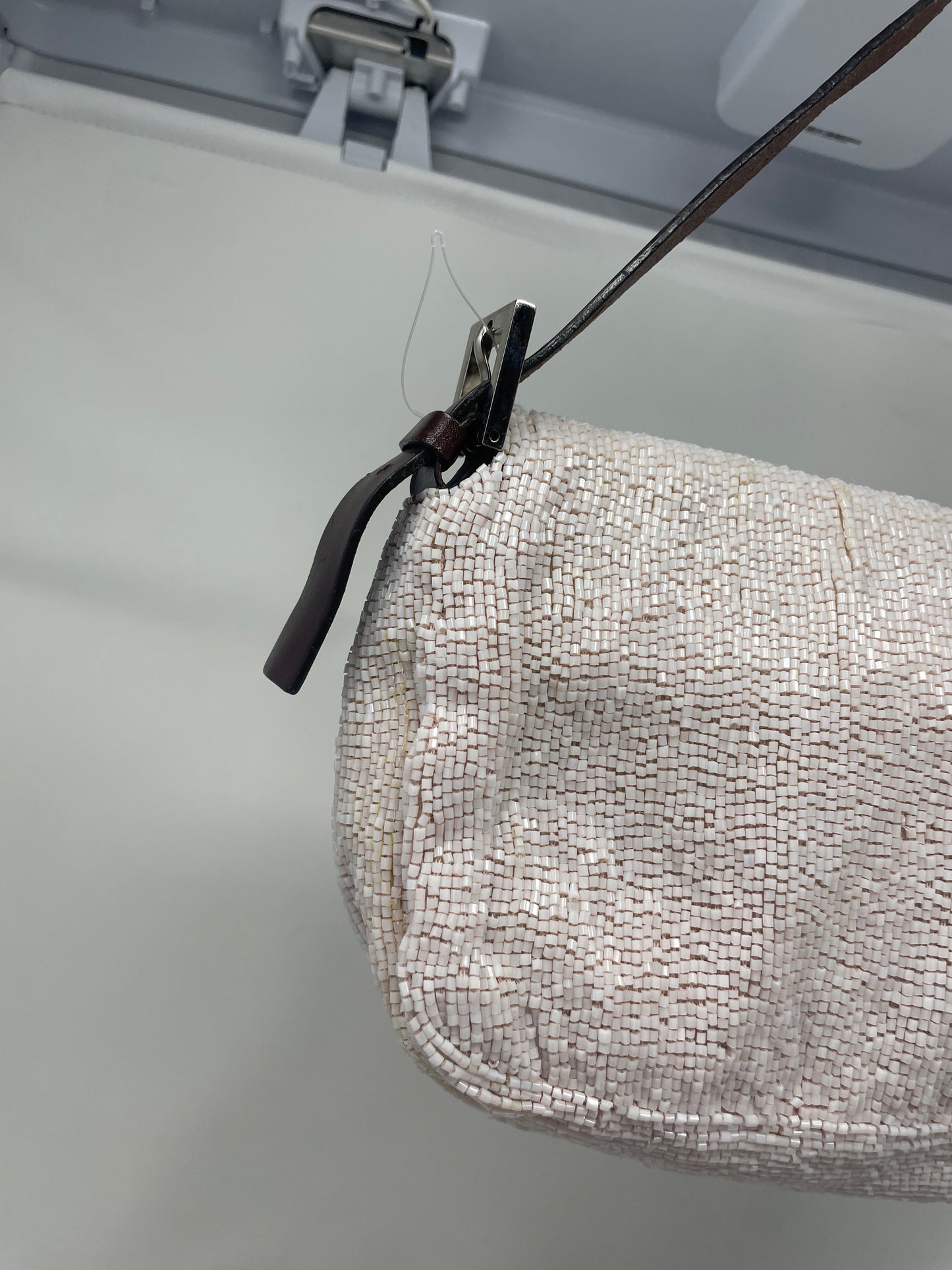 Fendi Beaded Baguette Pink