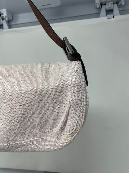 Fendi Beaded Baguette Pink