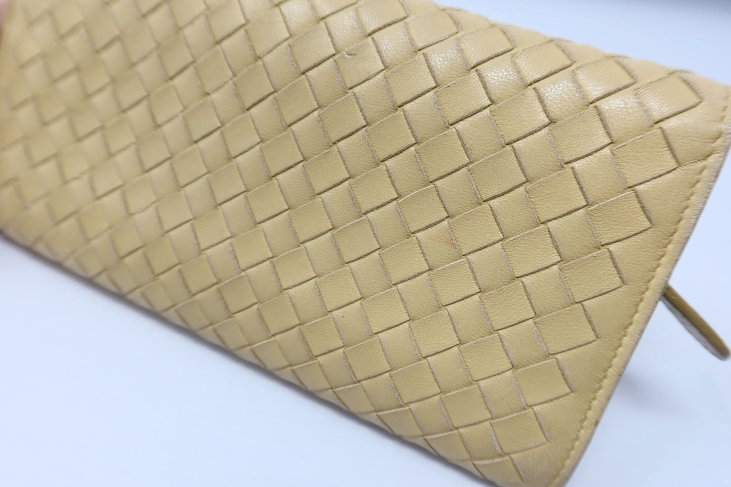 Bottega Veneta Intrecciato Wallet Yellow