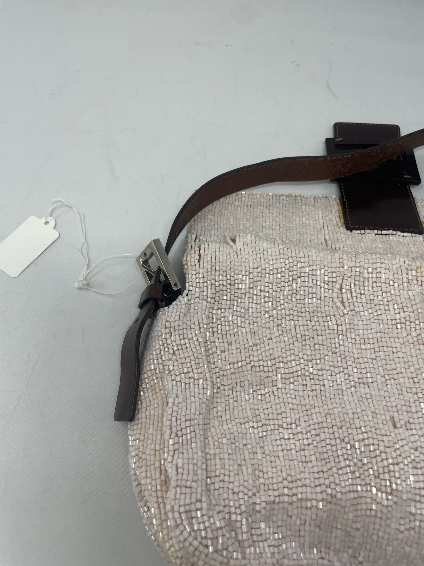 Fendi Beaded Baguette Pink