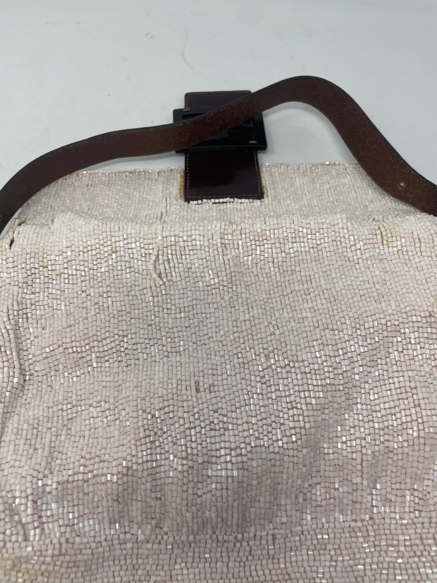 Fendi Beaded Baguette Pink