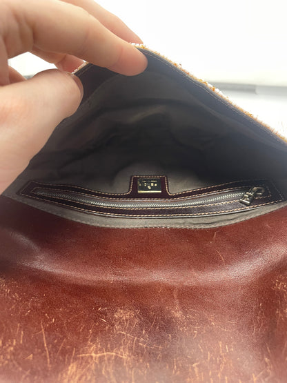 Fendi Beaded Baguette Pink