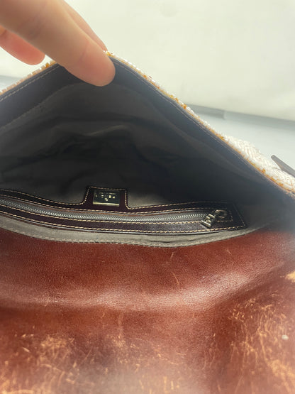 Fendi Beaded Baguette Pink