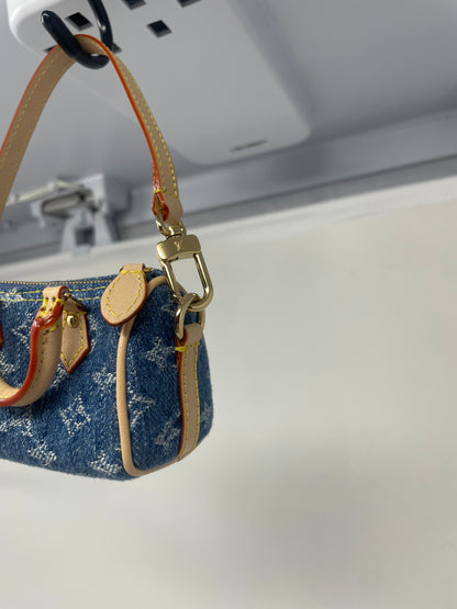 Louis Vuitton x TM Cherry Micro Speedy Bag Charm with Strap, original box, and duster