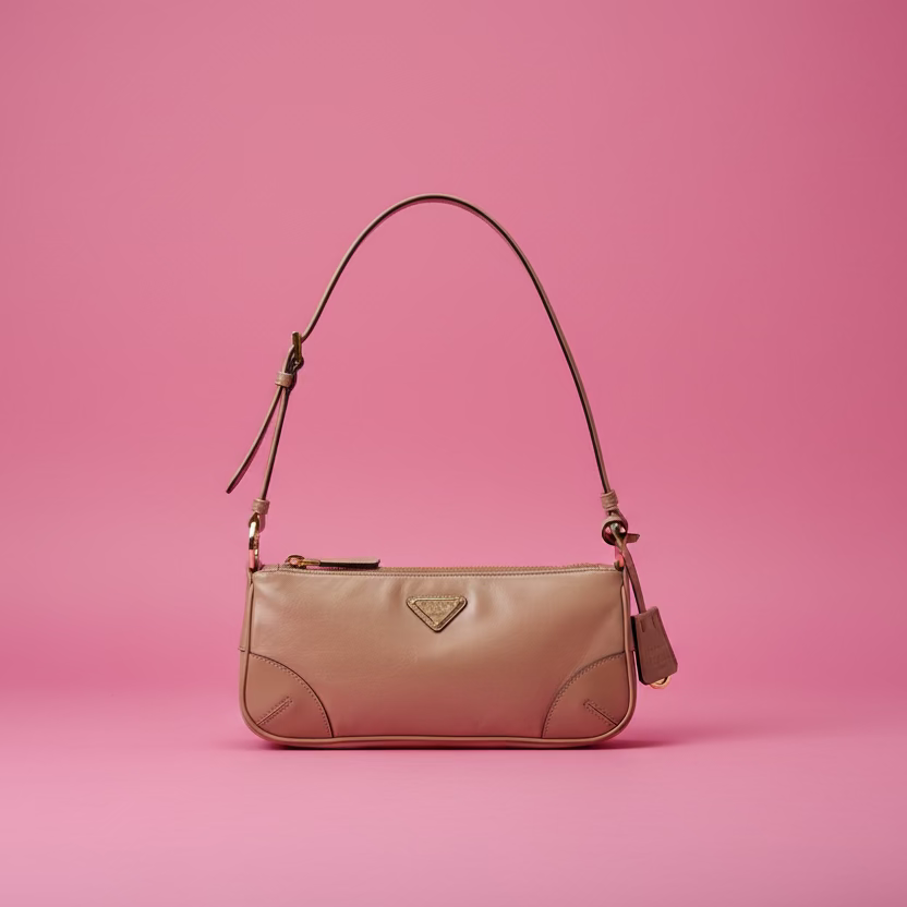 Prada Re-Edition 2002 Leather Shoulder Bag