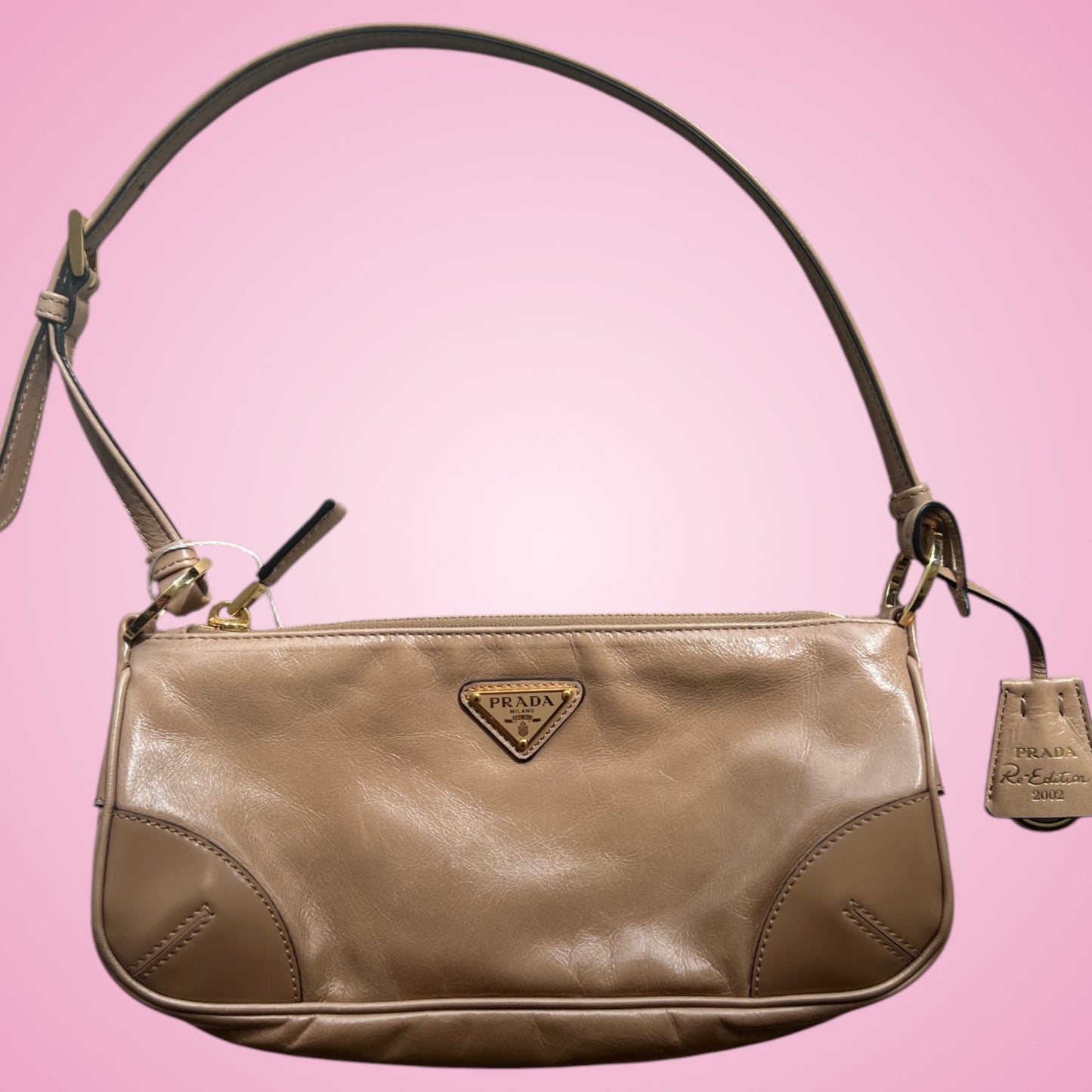 Prada Re-Edition 2002 Leather Shoulder Bag