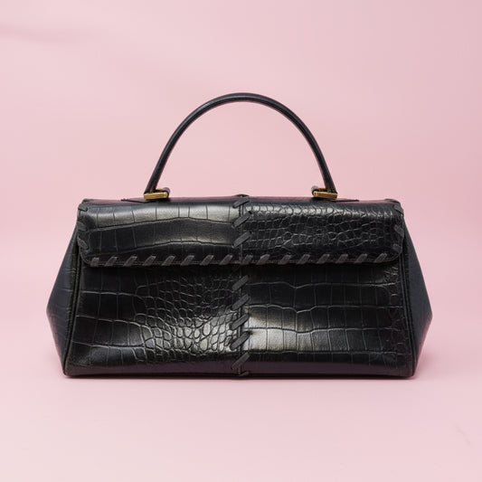 YSL Top Handle Bag Black