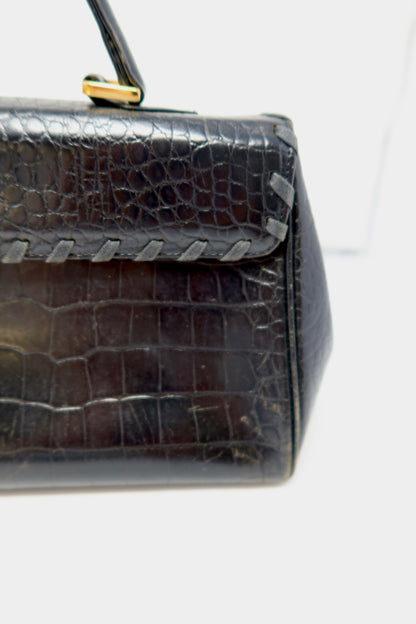 YSL Top Handle Bag Black