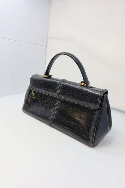 YSL Top Handle Bag Black