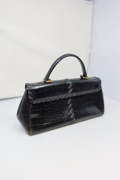 YSL Top Handle Bag Black