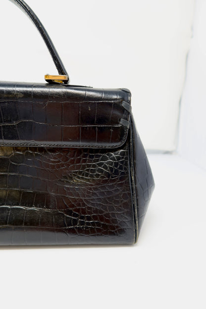 YSL Top Handle Bag Black