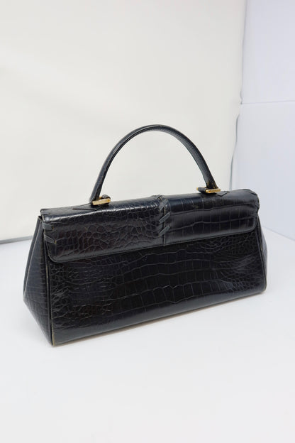 YSL Top Handle Bag Black