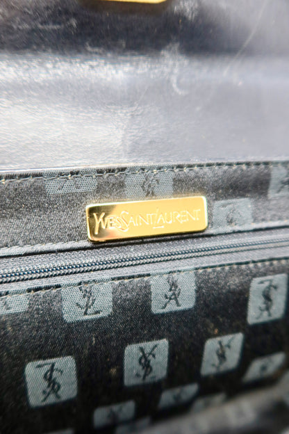 YSL Top Handle Bag Black