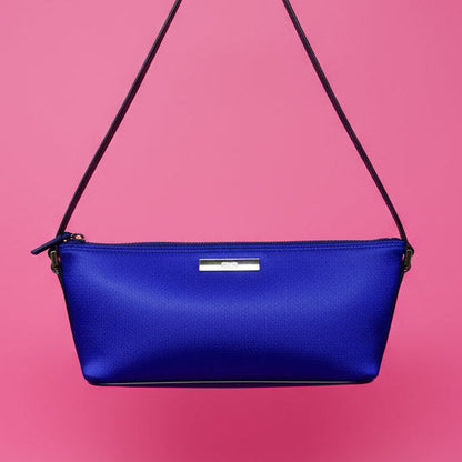 Gucci Royal Blue Satin Pochette
