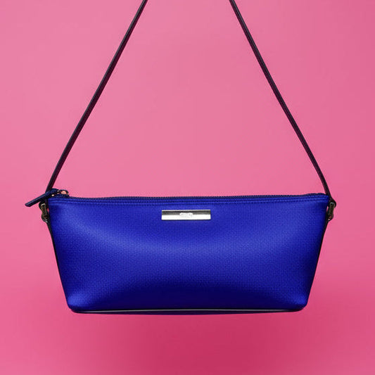 Gucci Royal Blue Satin Pochette