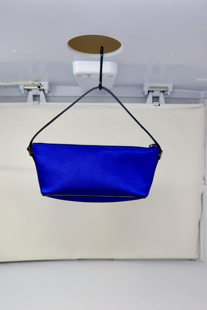 Gucci Royal Blue Satin Pochette