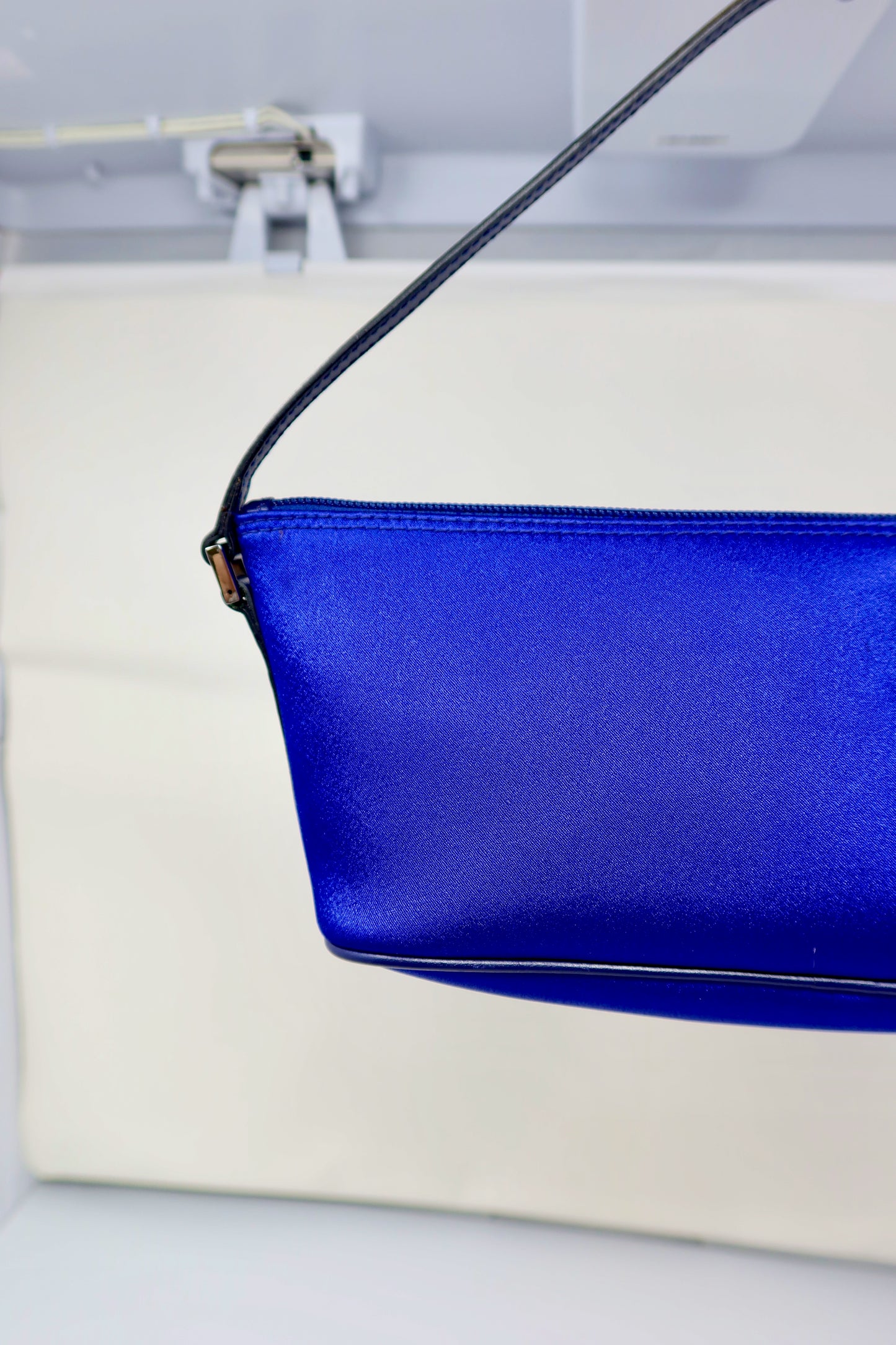 Gucci Royal Blue Satin Pochette