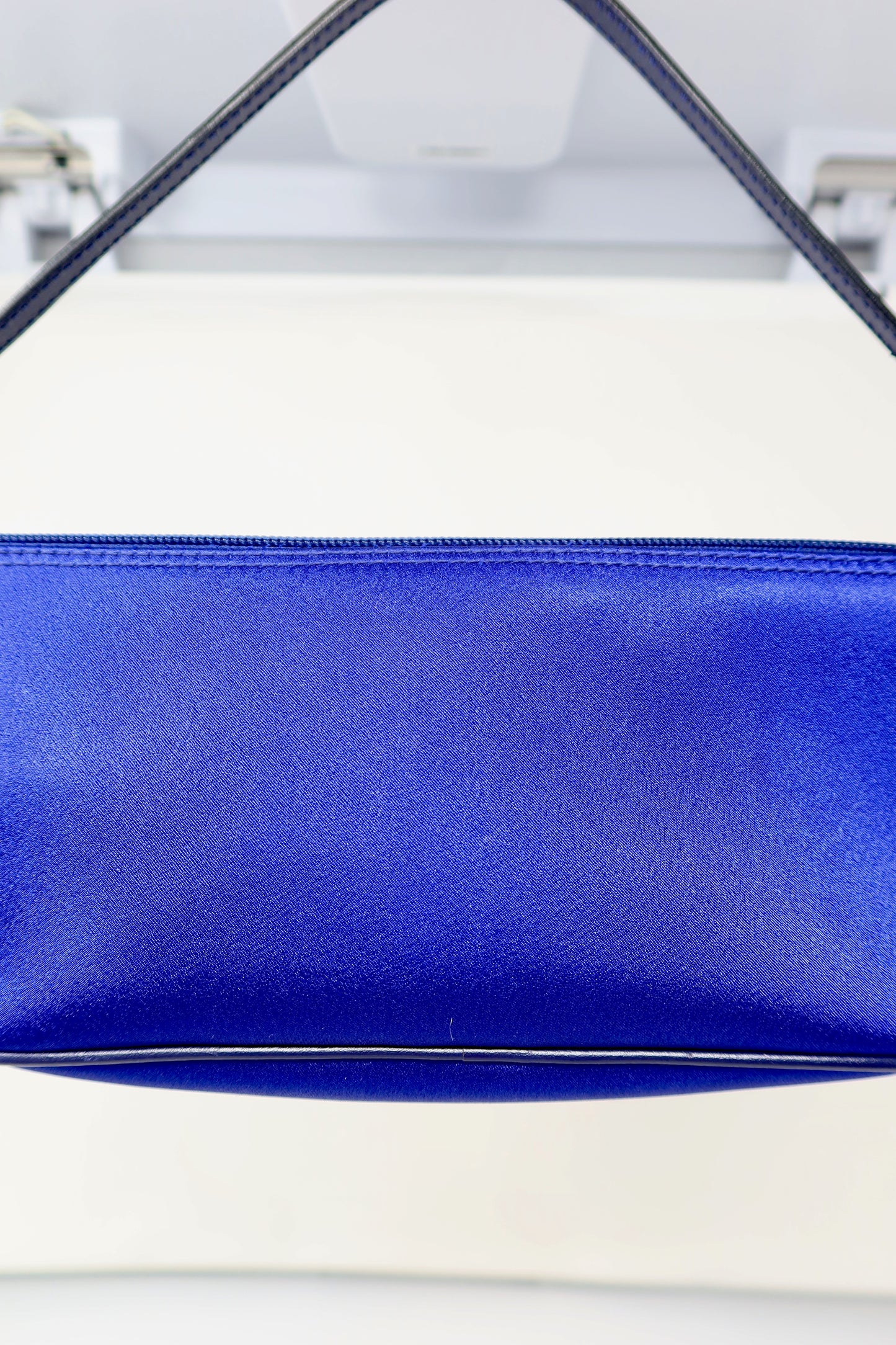 Gucci Royal Blue Satin Pochette