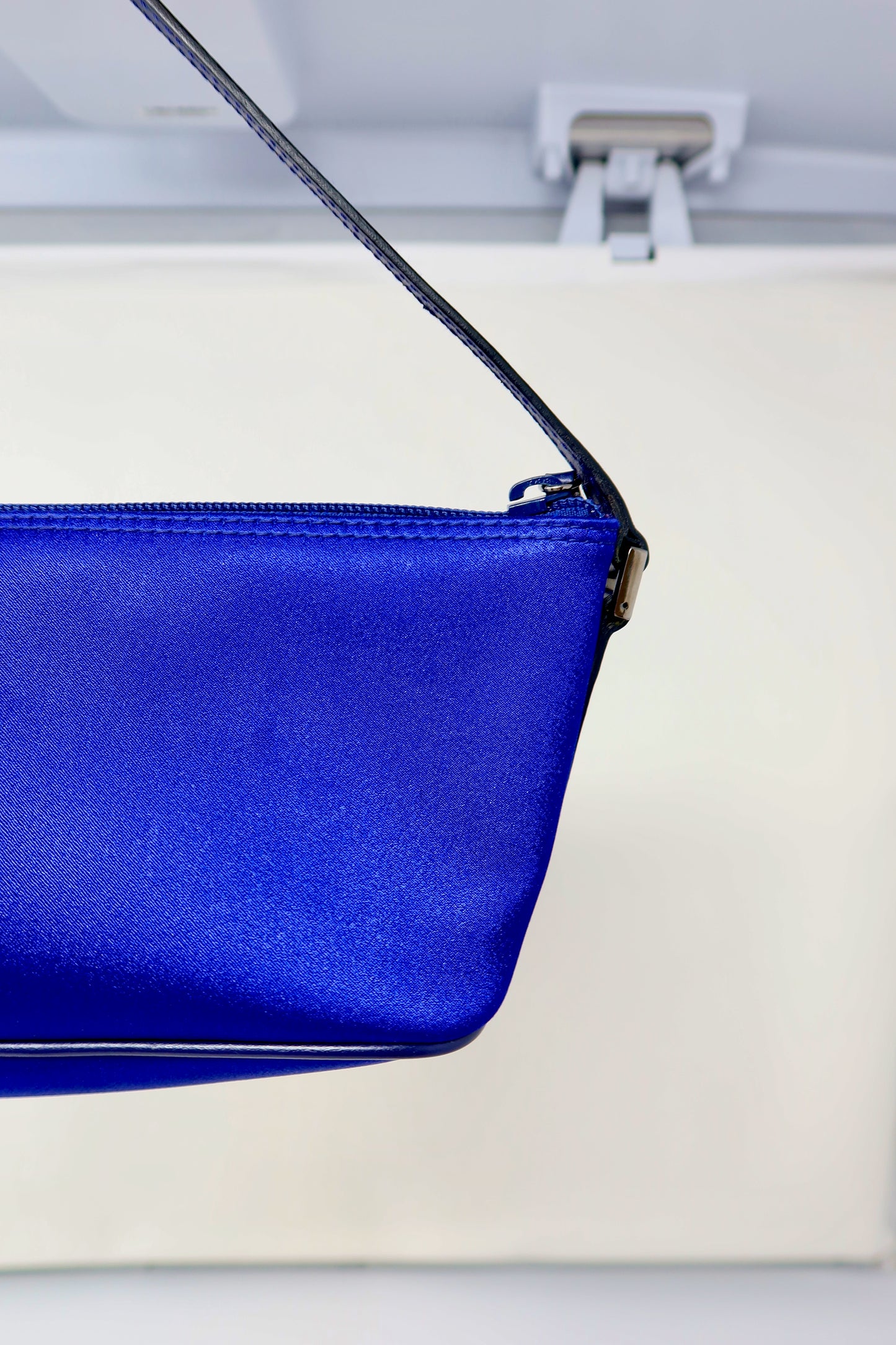 Gucci Royal Blue Satin Pochette