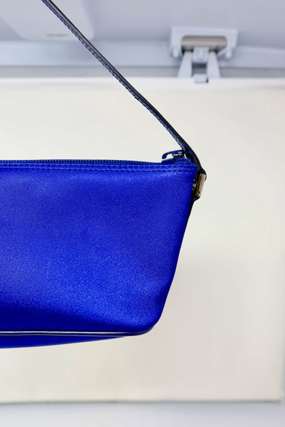 Gucci Royal Blue Satin Pochette
