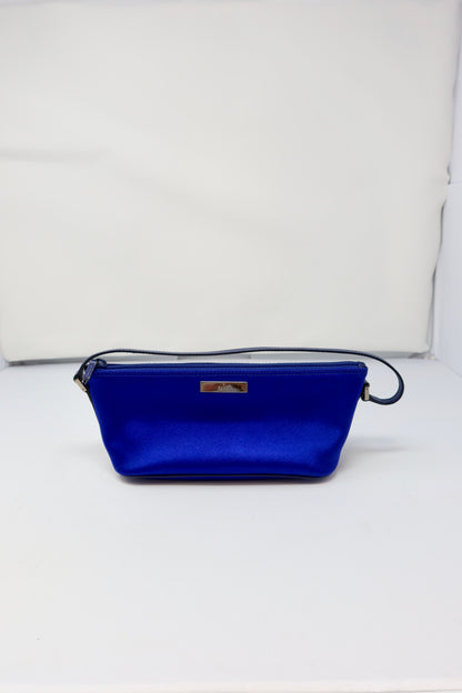 Gucci Royal Blue Satin Pochette