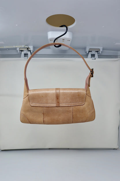 Gucci Lizard Mini Jackie Beige Shoulder Bag - Tom Ford Era