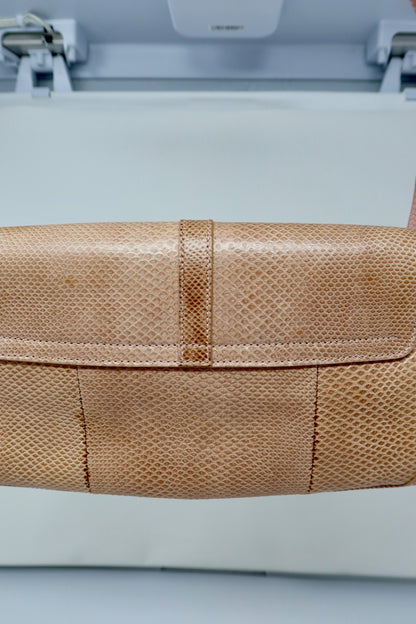 Gucci Lizard Mini Jackie Beige Shoulder Bag - Tom Ford Era