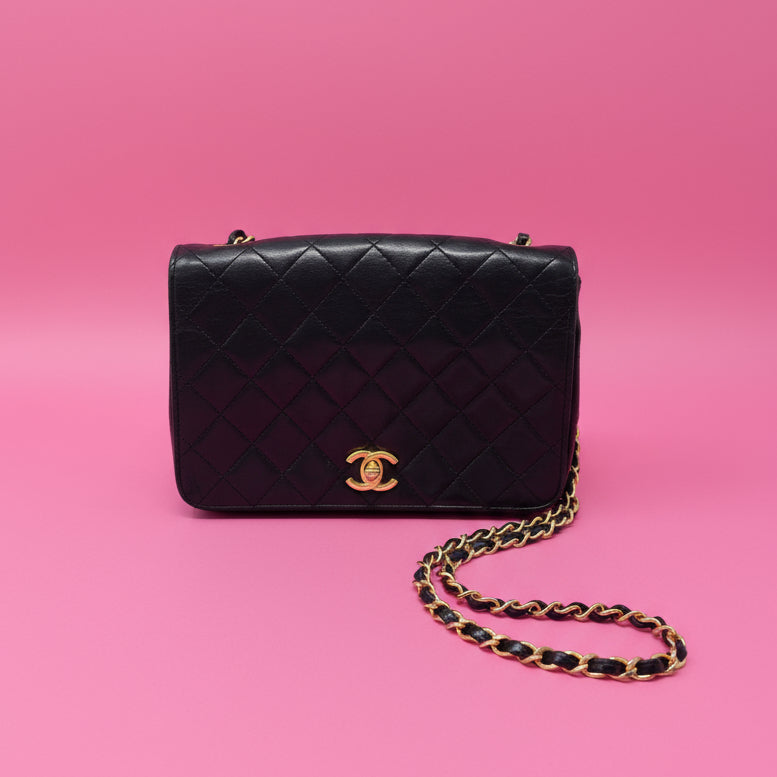 Chanel Flap Lambskin Leather