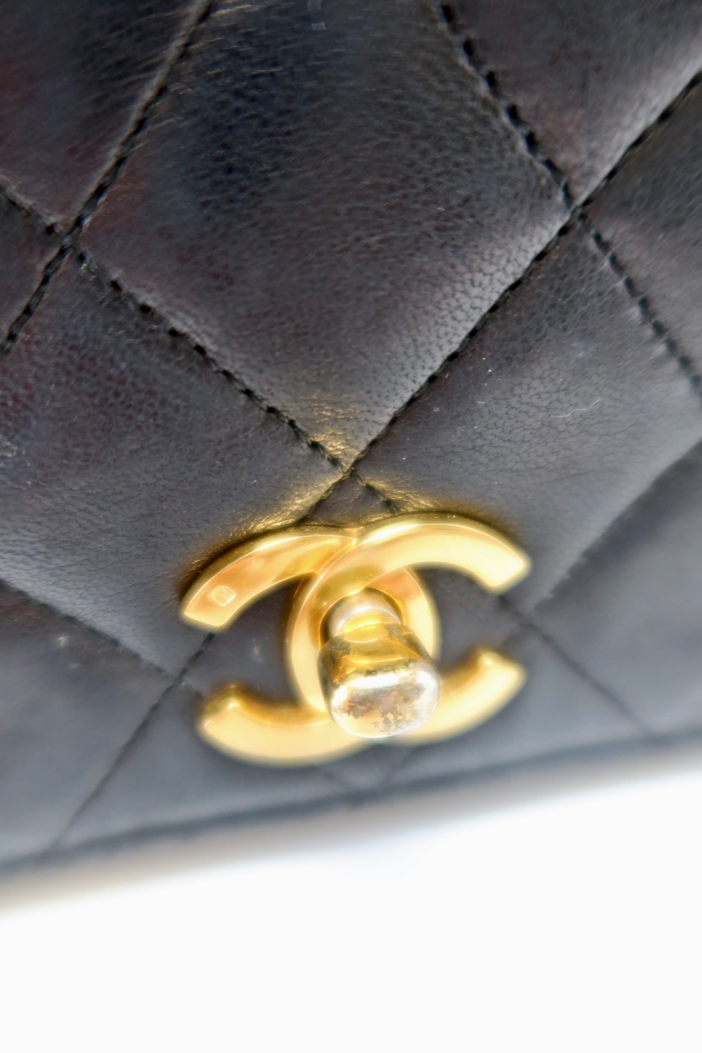 Chanel Flap Lambskin Leather