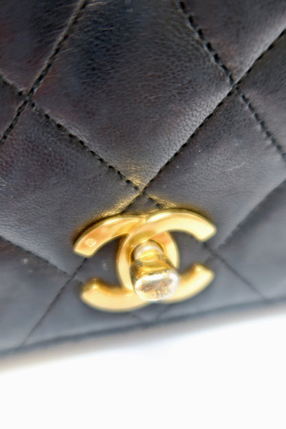Chanel Flap Lambskin Leather