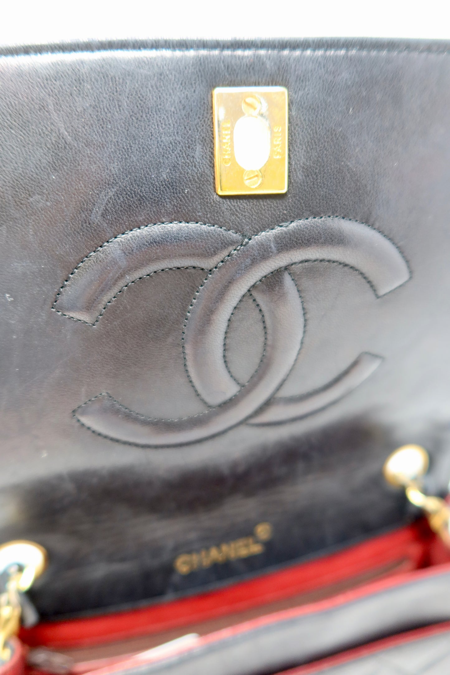 Chanel Flap Lambskin Leather