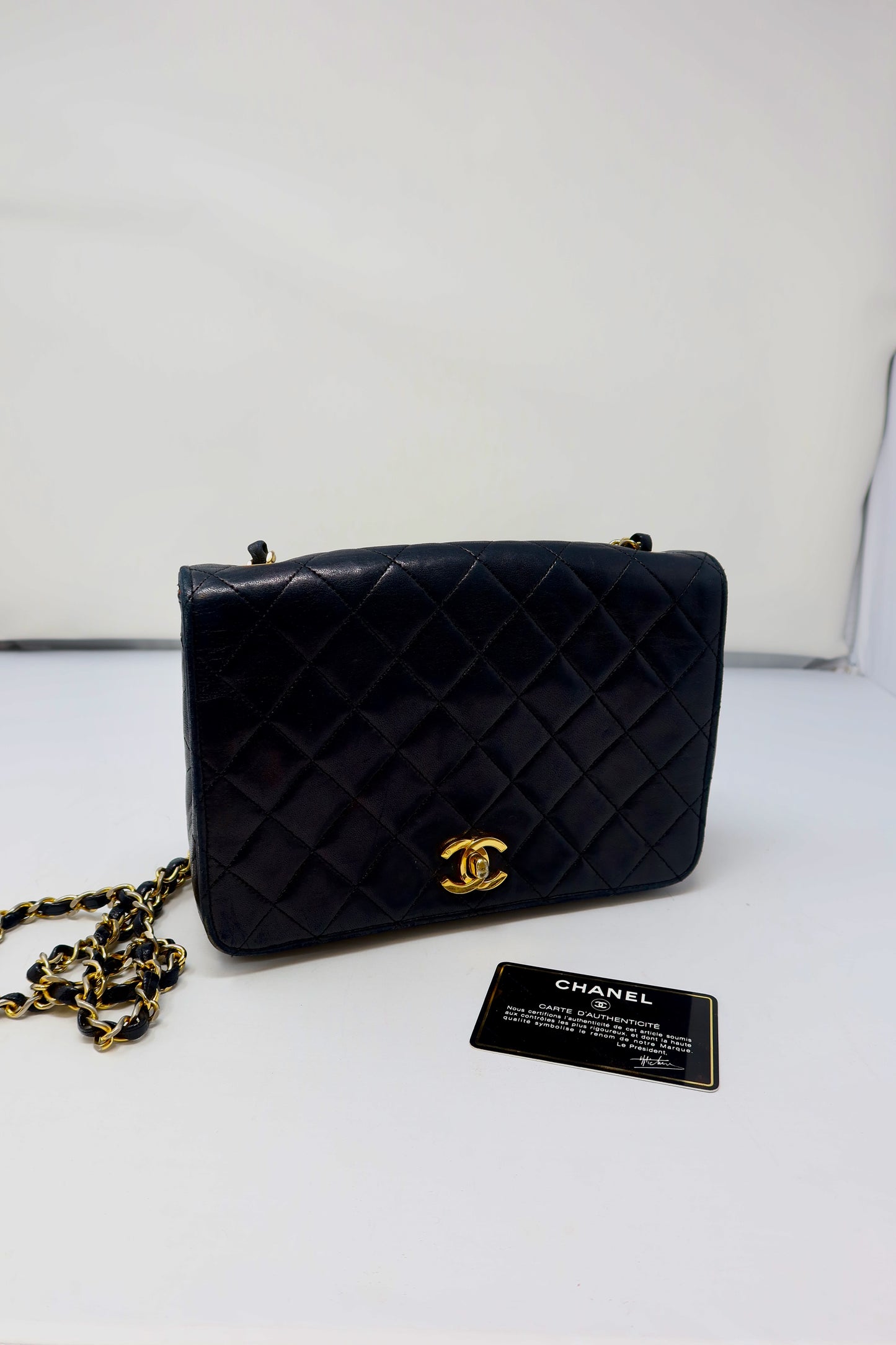 Chanel Flap Lambskin Leather