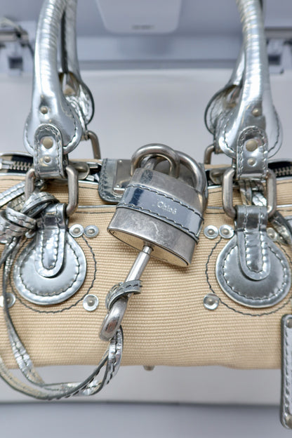 Chloe Paddington Mini Silver Bag - Under $1000