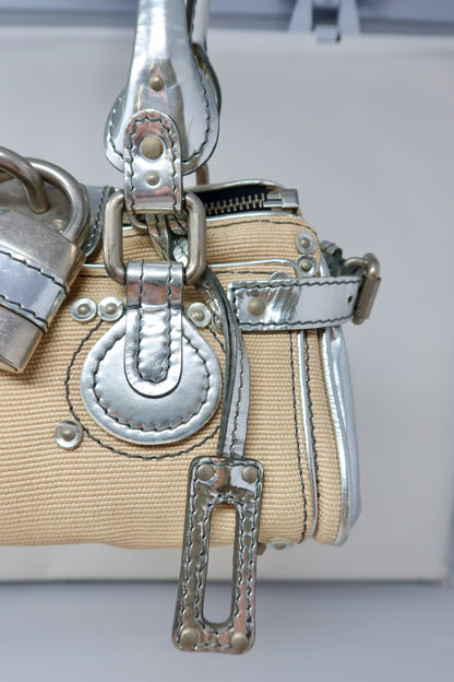 Chloe Paddington Mini Silver Bag - Under $1000