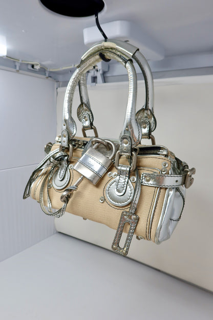Chloe Paddington Mini Silver Bag - Under $1000