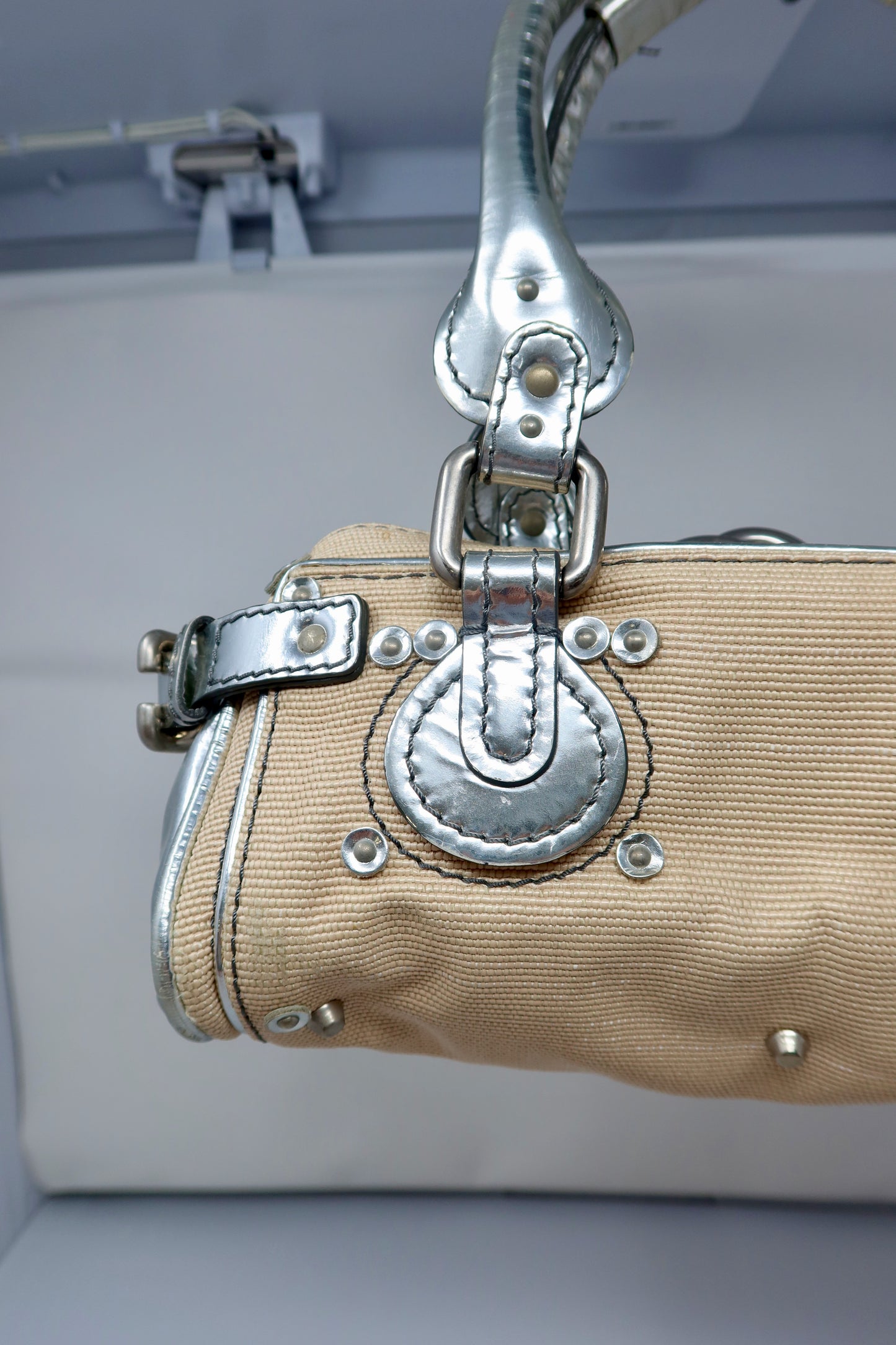 Chloe Paddington Mini Silver Bag - Under $1000