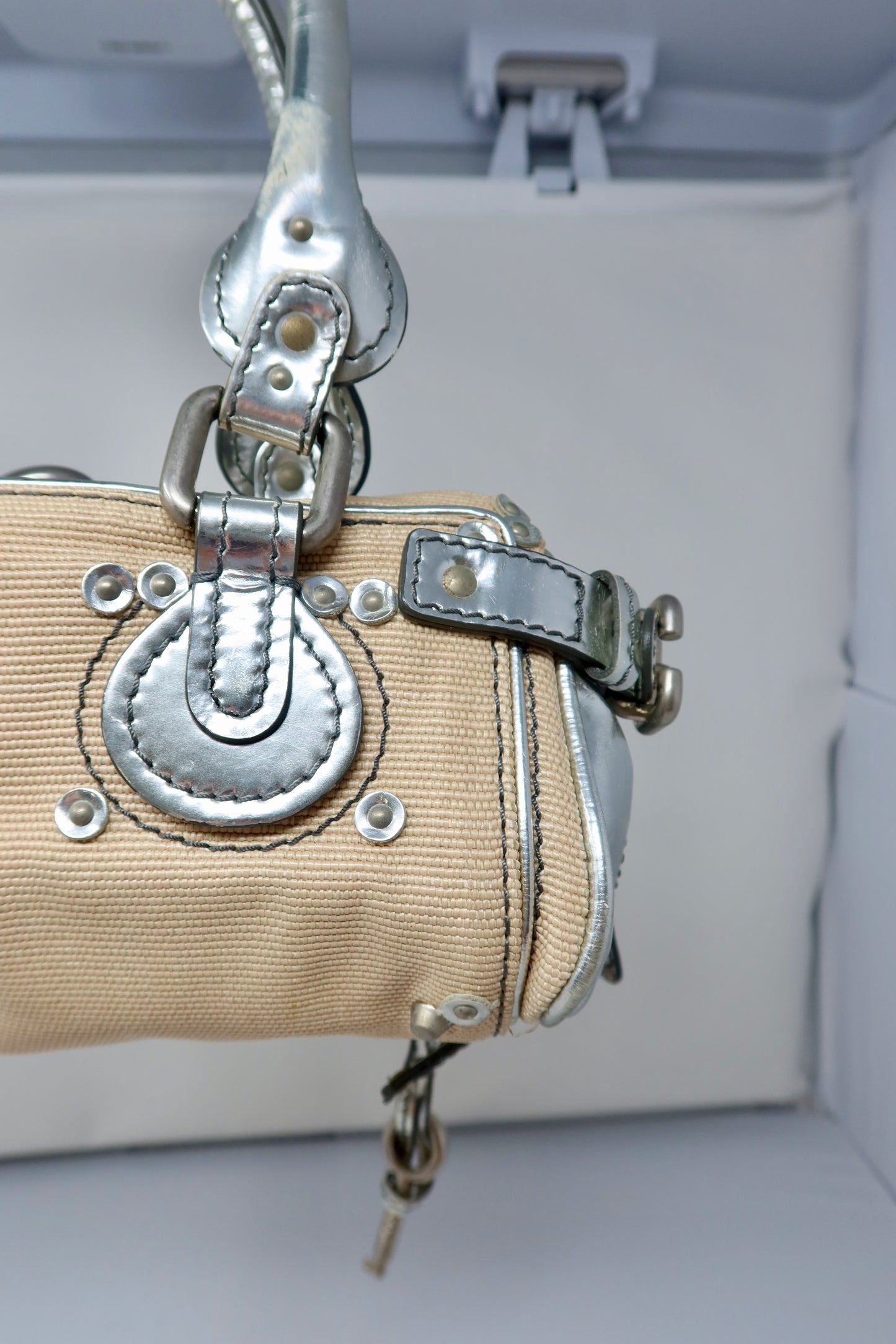 Chloe Paddington Mini Silver Bag - Under $1000