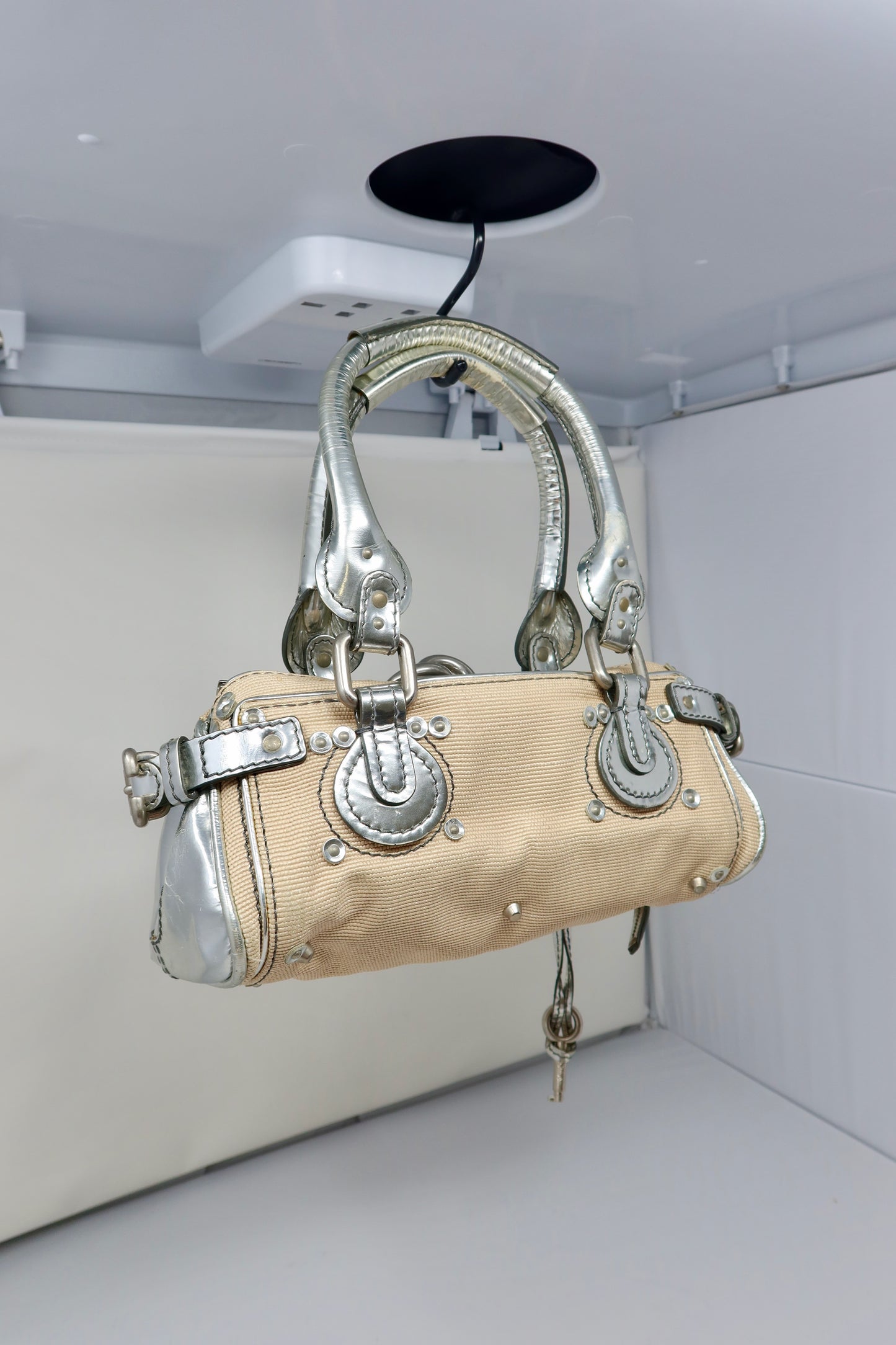 Chloe Paddington Mini Silver Bag - Under $1000