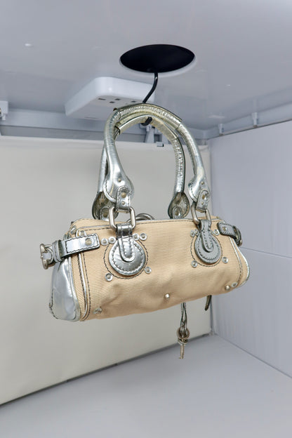 Chloe Paddington Mini Silver Bag - Under $1000